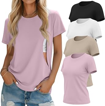 Oakgarden 4 Pack Nursing Breastfeeding Shirts