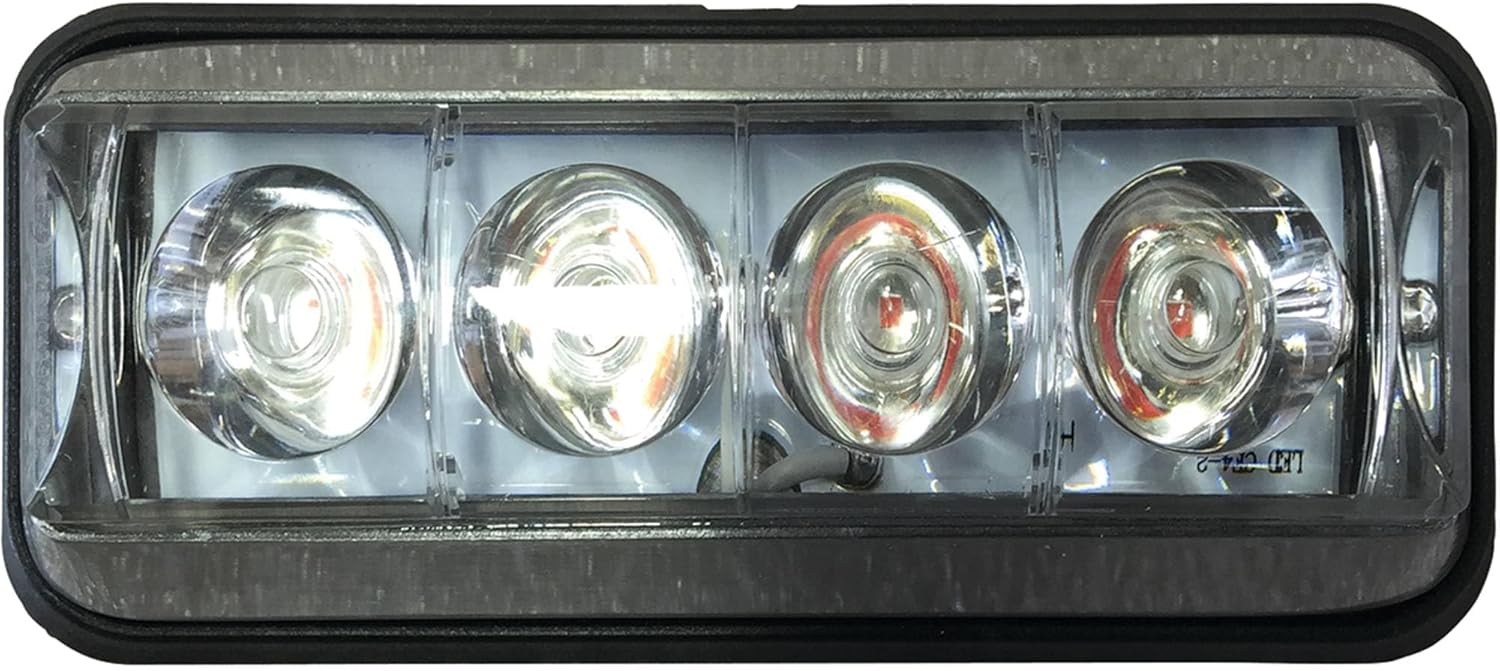 Rareelectrical Led Marker And Flasher Light Flood Flashing Compatible With Agricultural Industrial Off-Road Equipment Tractors Trucks Utvs Atvs Skid Steers 12-24V Solid Aluminum Housing Polycarbonate