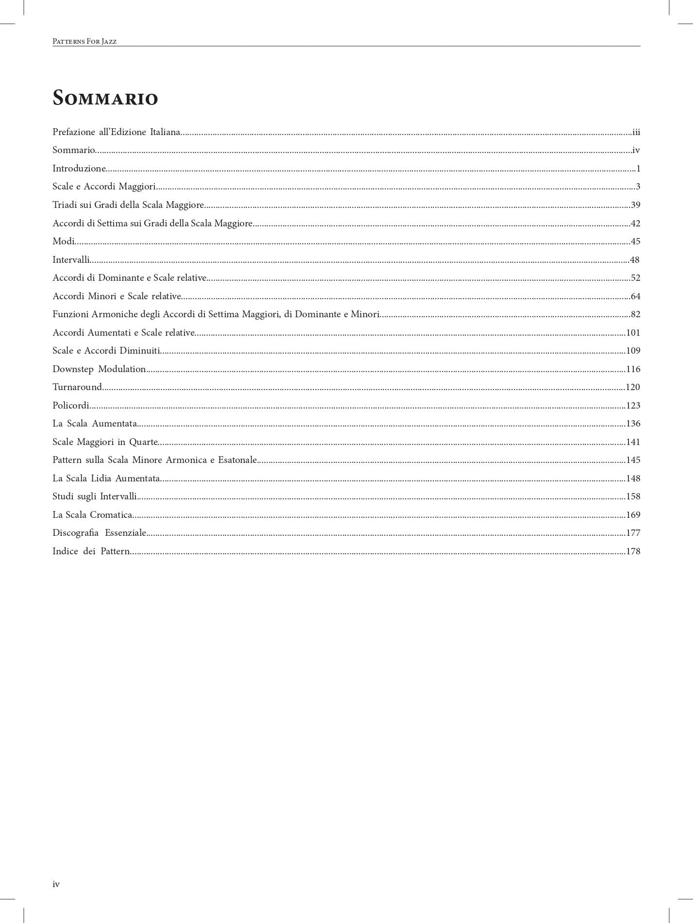 Patterns for jazz. Per strumenti in chiave di violino