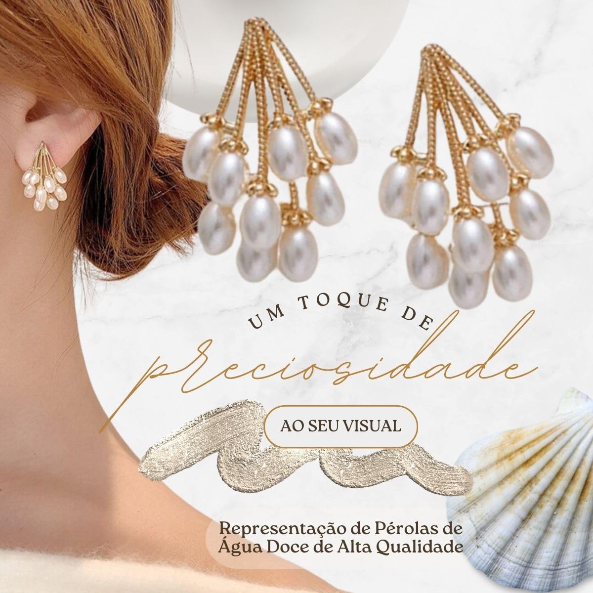 Par de Brincos Femininos “Water Pearl” – Pérola de Água Doce, Banhado a Ouro, Design Elegante e Sofisticado – 3,3cm – Moda Feminina, Luxo e Estilo – Acompanha Bolsa de Veludo em promoção! Veja a oferta e mais achadinhos de Bijuterias 3 Hoje é o melhor dia para comprar Par de Brincos Femininos “Water Pearl” – Pérola de Água Doce, Banhado a Ouro, Design Elegante e Sofisticado – 3,3cm – Moda Feminina, Luxo e Estilo – Acompanha Bolsa de Veludo com aquele preço maroto! Promoção! Aproveite a oferta! 3