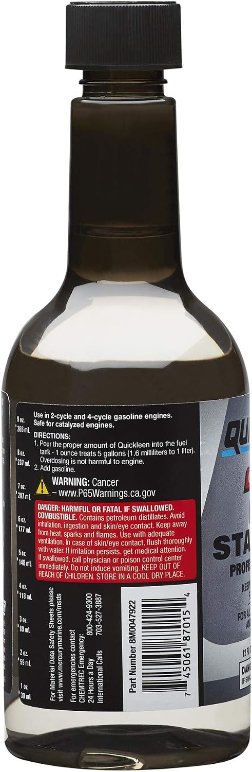 Quicksilver Quickstor Fuel Treatment and Stabilizer