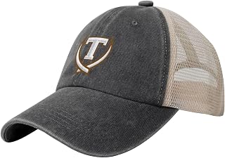 Tufts University Adjustable Baseball Cap Sport Vintage Washed Mesh Baseball Cap