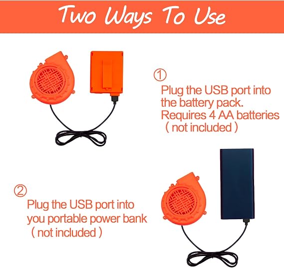 Inflatable Clothing Fan Accessories