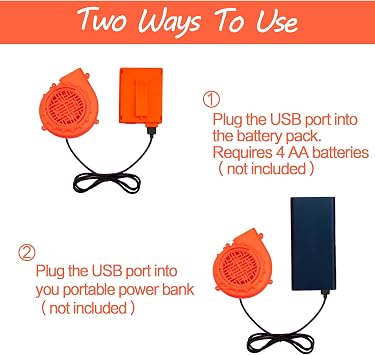 Inflatable Clothing Fan Accessories