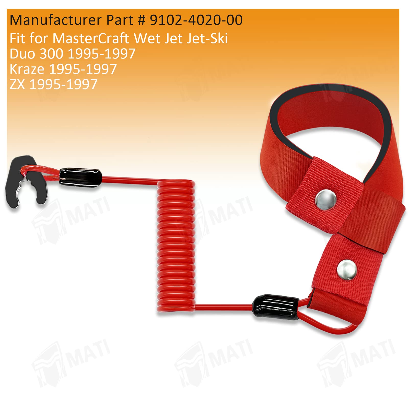 Amazon.com: M MATI Stop Kill Switch Safety Lanyard Band Tether