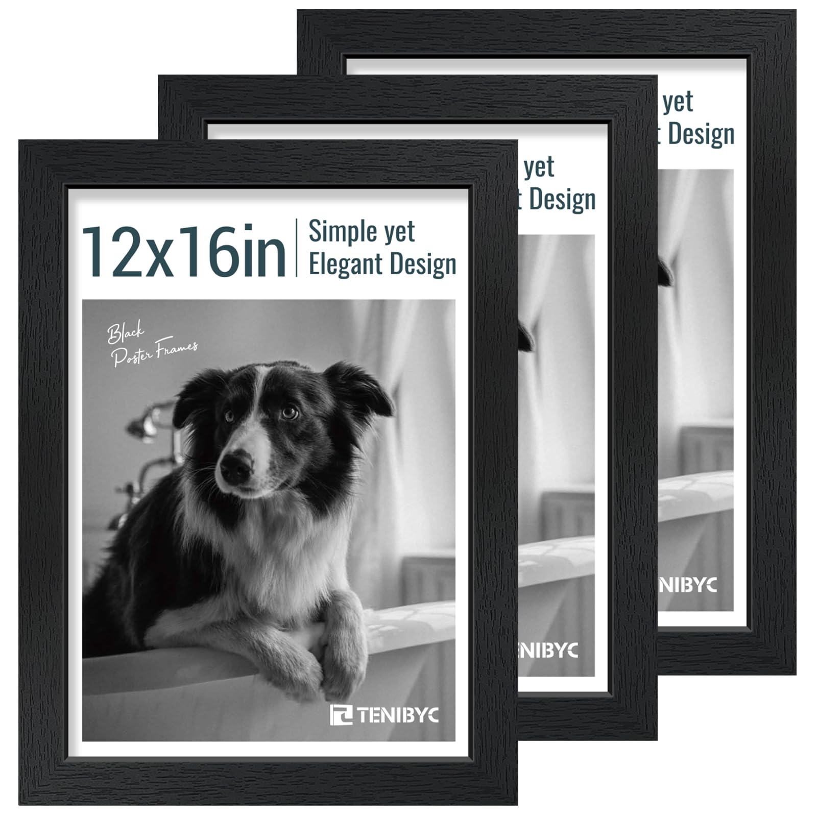 TENIBYC 12x16 Picture Frame 3 Pack