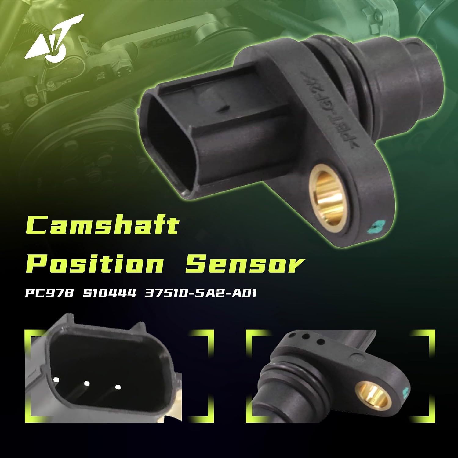 PC978 S10444 37510-5A2-A01 Camshaft Position Sensor Compatible with Acura ILX NSX TLX Honda Accord Cr-V Fit 2015 2016 2017 2018 2019 2.4L