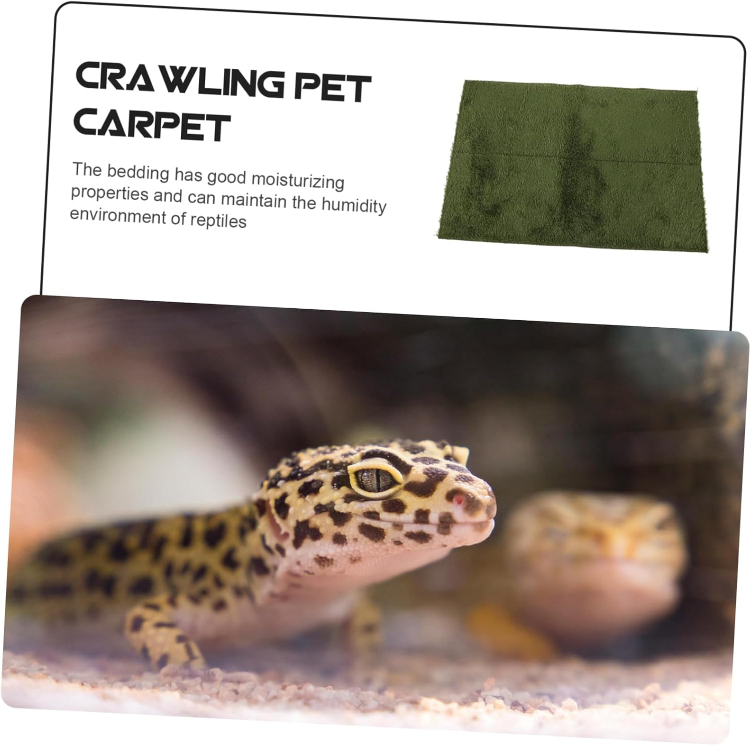 Reptile Carpet Mat Imitation Grass Bedding for Terrariums Comfortable and Breathable Liner for Tortoises Frogs and Other Reptiles