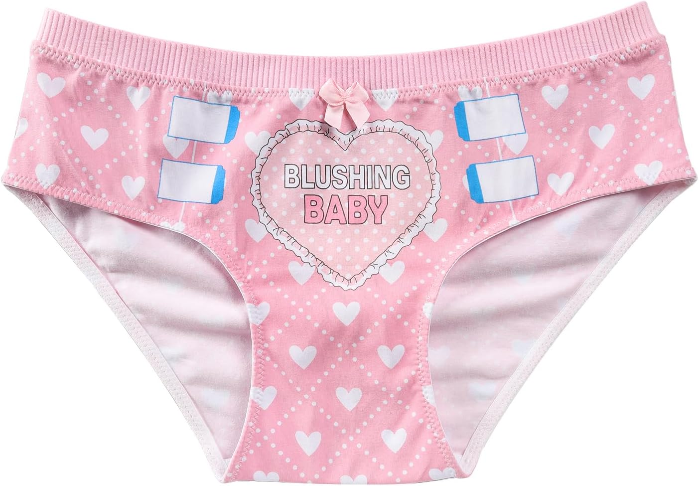 Littleforbig Women's Ladies Soft Cotton Underwear Comfortable Hipster Briefs Babydoll Blushing Baby 'Oopsie’ Potty Pants - Image 6