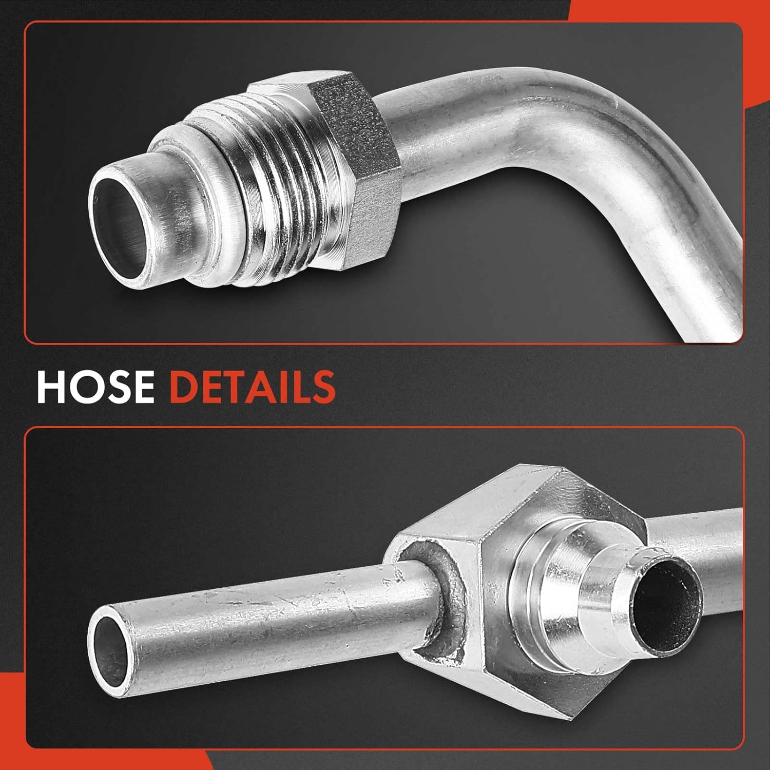 A-Premium Outlet Passenger Engine Oil Cooler Line Hose Assembly Compatible with Chevrolet Tahoe GMC Yukon C1500 C2500 K1500 K2500 Suburban C3500 K3500 V8 6.5L