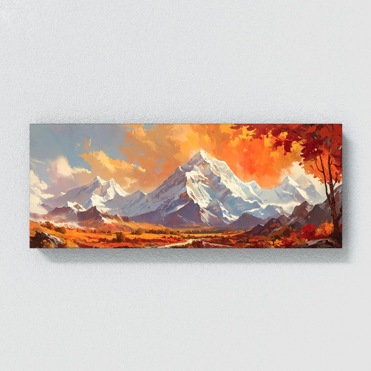 Amazon.com: Sense Canvas Everest Autumn Splendor 9 Canvas Art