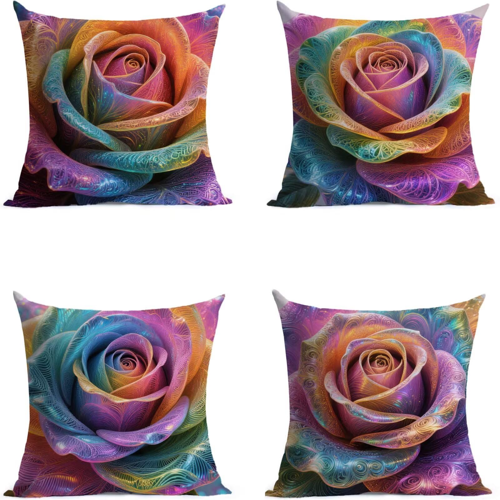 Color Outdoor Kissenbezug 55x55cm Wasserdicht Kopfkissenbezug THDZ-3373