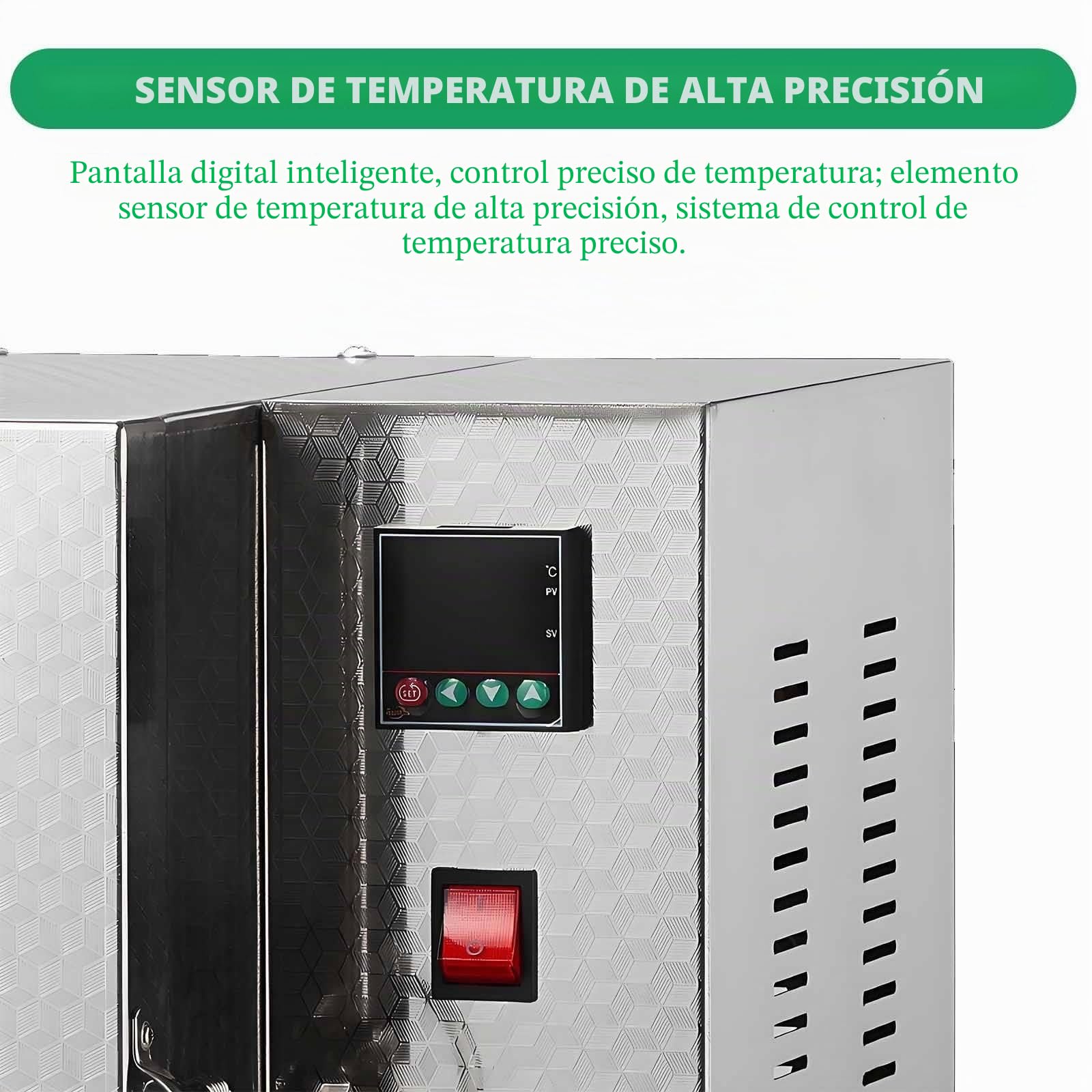Horno Eléctrico Digital 1500W - Máx. 800°C para Cerámica, Alfarería y Fundición de Joyas, Horno para Estudio Doméstico con Guantes y Herramientas, Cámara 15x15x20cm