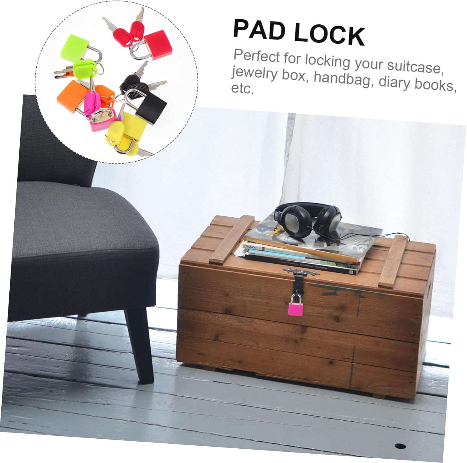 ARTIBETTER 30pcs Padlock Key Travel Lock for Luggage Diary Backpack and Drawer Security