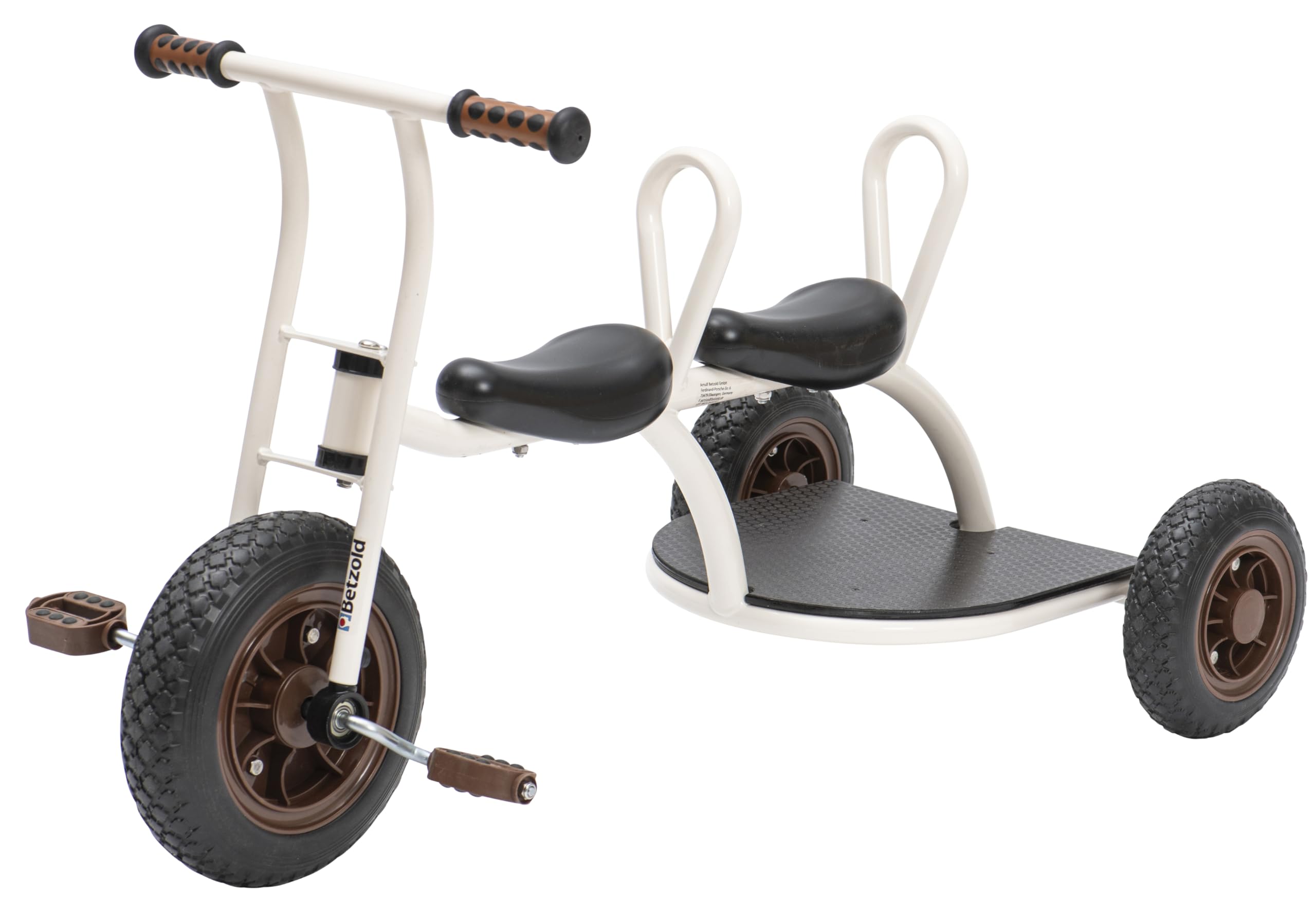 Betzold Ersatzrad für Dreirad Cruiser - Vorderrad mit Pedalen und Eva-Bereifung