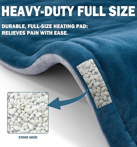 Miniatura 6 de Almohadilla térmica para cuello y hombros, almohadilla térmica de cuello con peso de 2 libras para aliviar el dolor, regalos de Navidad para papá,