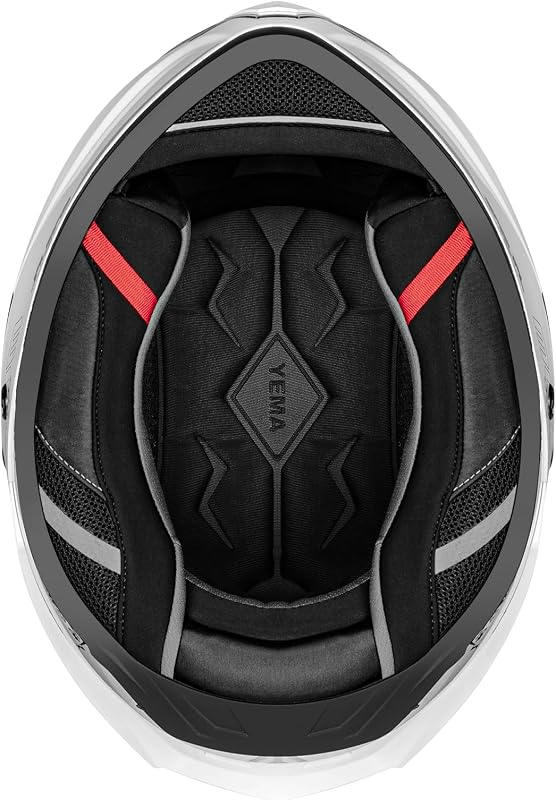 YEMA YM-850 Integral Motoros Sisak Fullface Férfi Női Felnőtt ECE