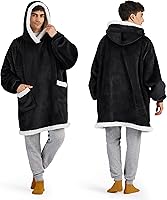 Vista 50 de Bedsure Manta con Capucha, Manta Portátil con Capucha como Regalos para Mamá, Sudaderas de Sherpa para Cumpleaños para Mujeres, Niños, Adolescentes