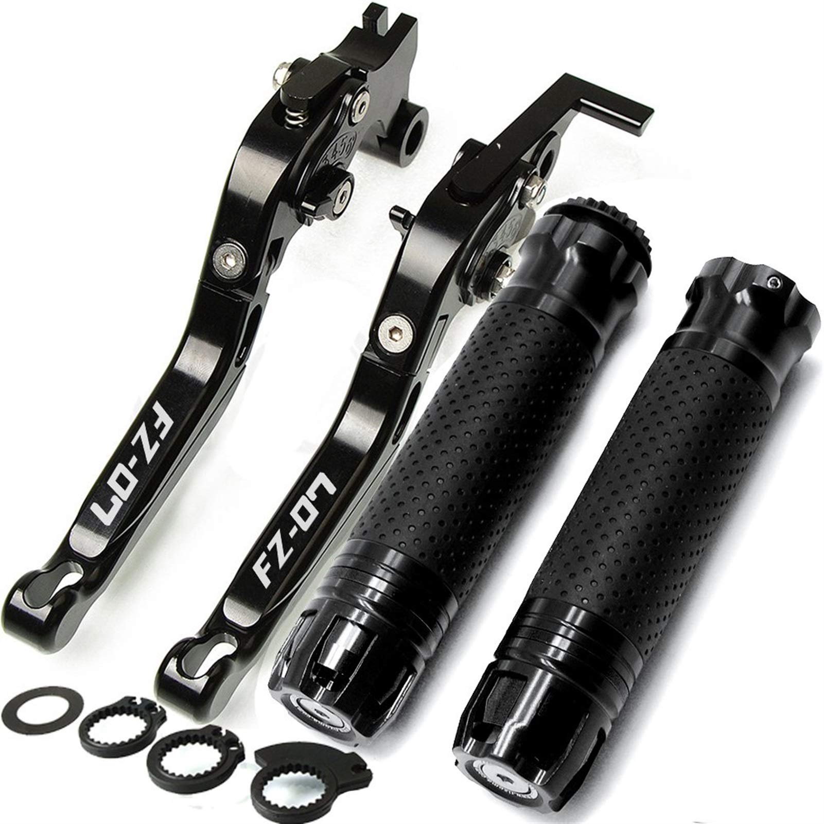 Accessori Moto Freno Leve Frizione Manopola Manubrio Manopole Manopole Per YAMAHA FZ-07 FZ07 FZ 07 2014 2015 2016 2017 2018 Leva Della Frizione Del Freno (Colore : L)