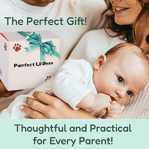 Miniatura 7 de Purrfect Lil'Ones Chupete de silicona con accesorios  Clip y estuche  No tóxico, seguro para bebés de dentición  Mantenlo limpio  Ligero, agarre