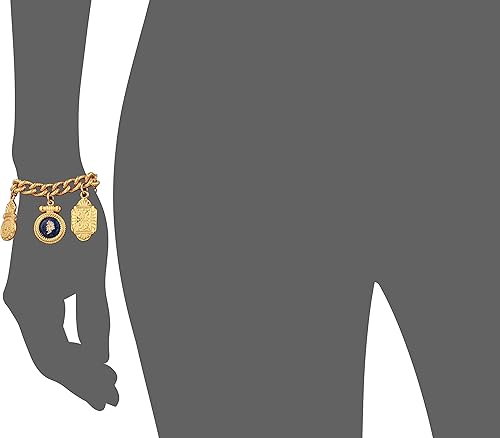 Miniatura 6 de Ben-Amun Jewelry - Pulsera de oro con múltiples dijes inspirados en la vendimia