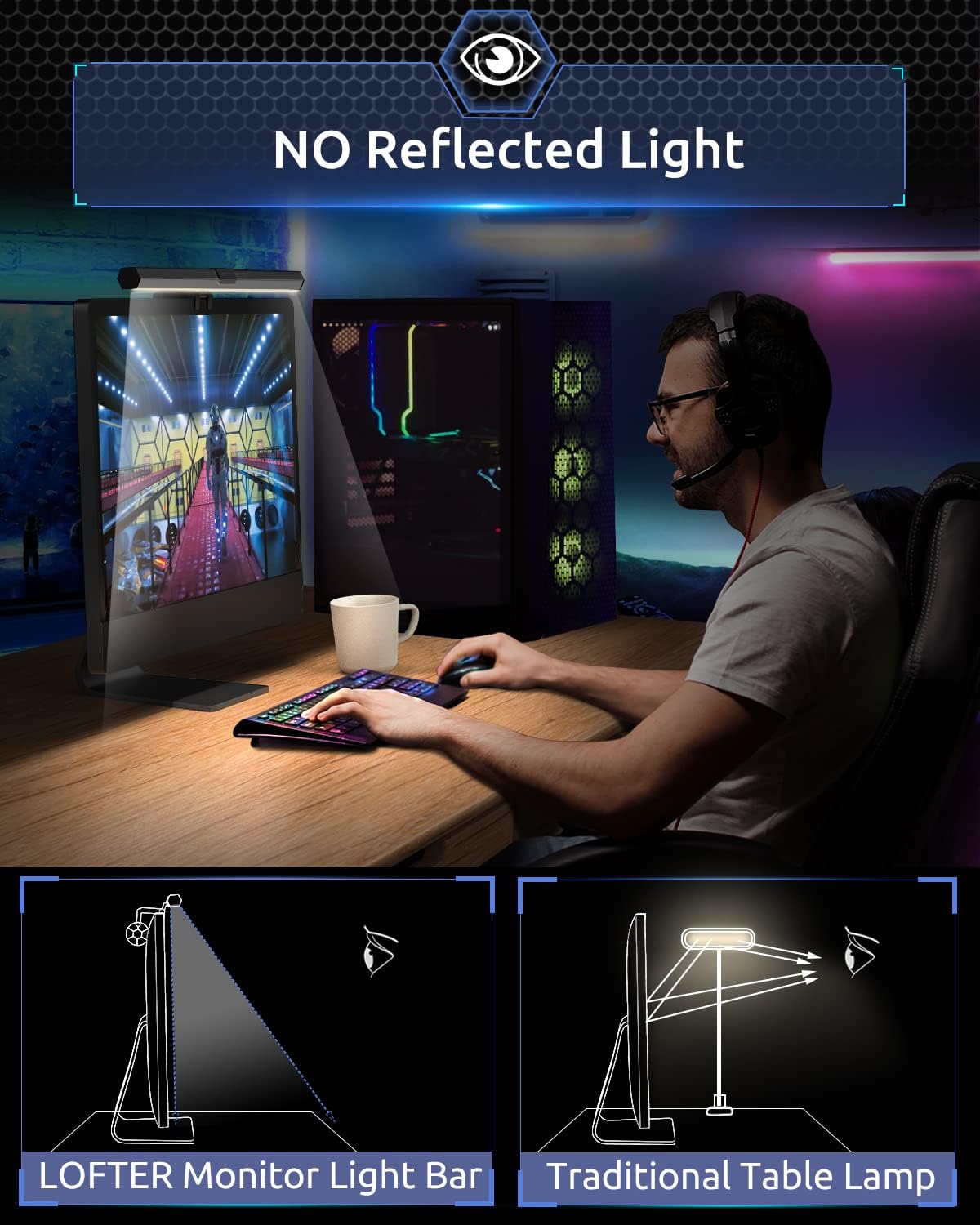 Buy Monitor Light Bar, Computer Screen 