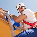 2 Pcs 17 Inch Gutter Ladder Sécurité Repos-Non-Slip Gutter Guard L'aide à la sécurité de la stabilisatrice pour les gouttières et la protection du toit