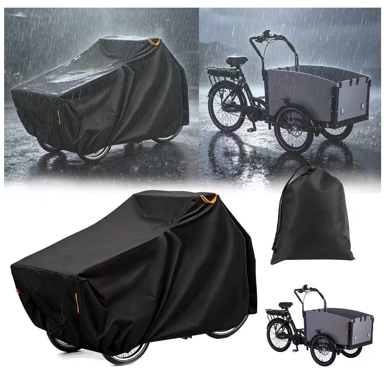 Housse vélo de charge 420D Oxford haut de gamme imperméable et robuste