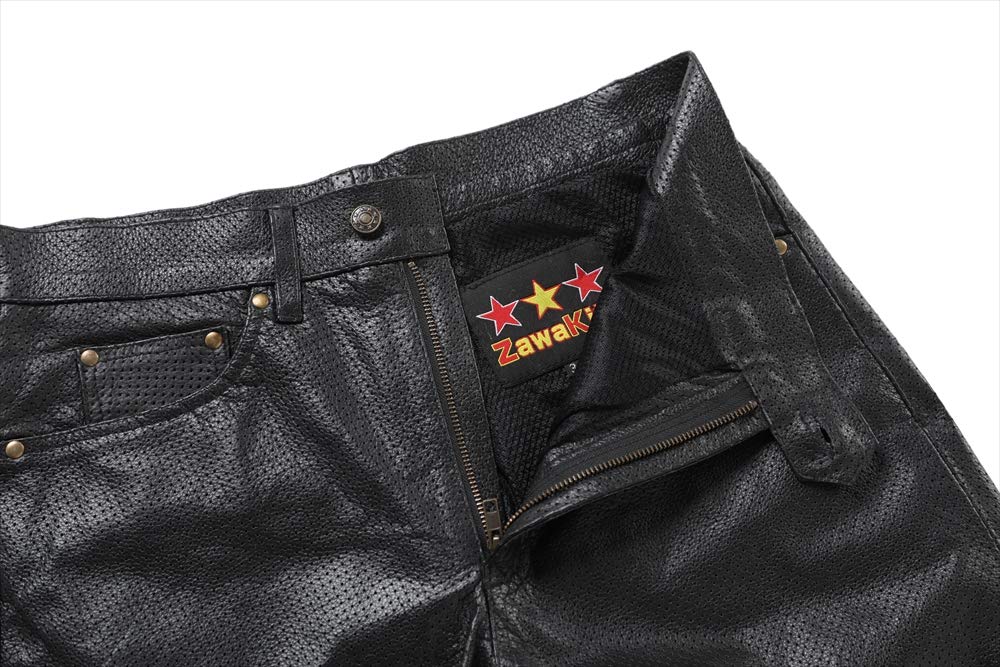 バイク用通気性レザーパンツ バイク用通気性レザーパンツ Amazon.co.jp: ザワキタ 通気性