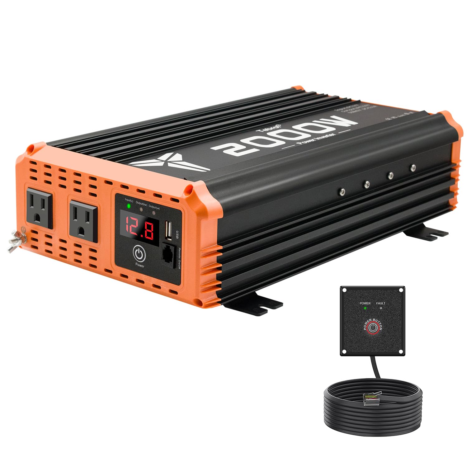 Amazon.com: 2000W Inverter 12V DC to 110V AC Converter for Home
