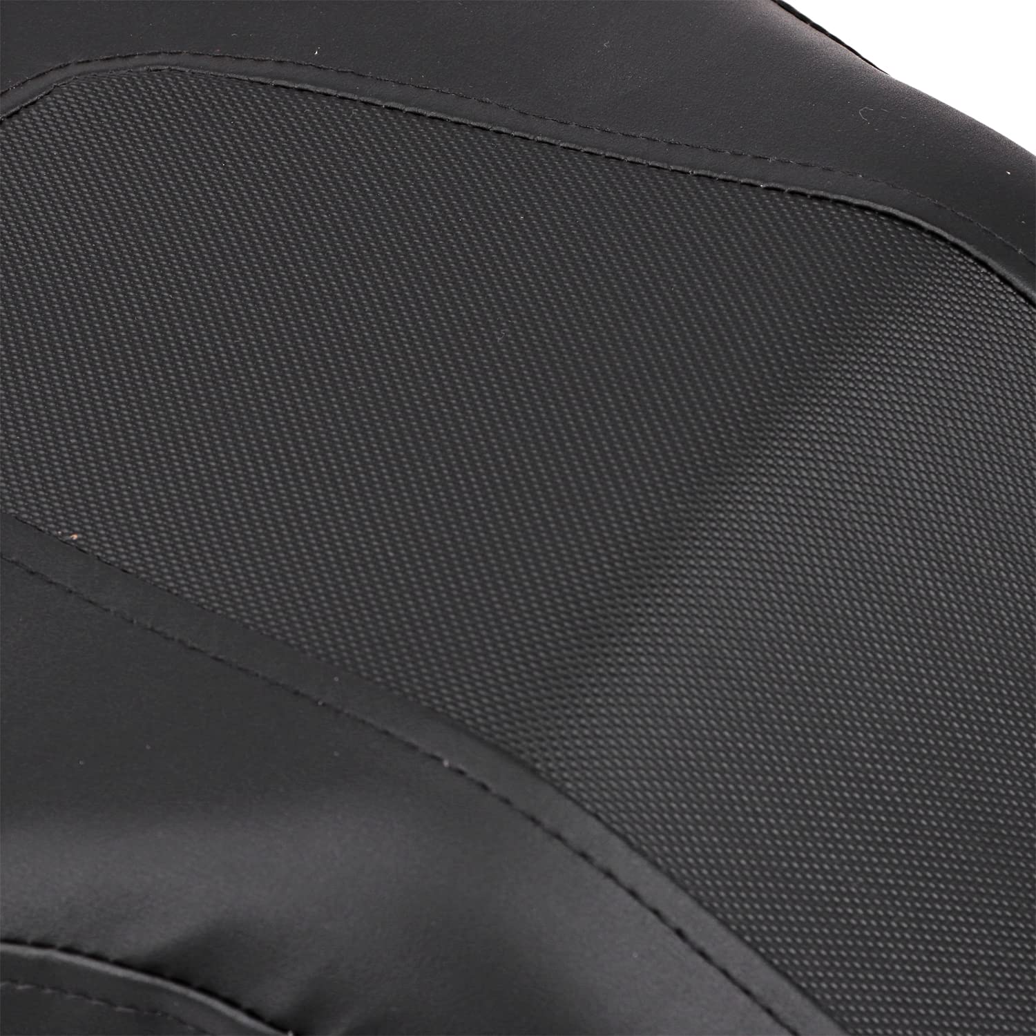 Cuscino per sedile posteriore del passeggero, compatibile con Harley Softail Fat Boy FLSTF 2007-2017, colore: Nero