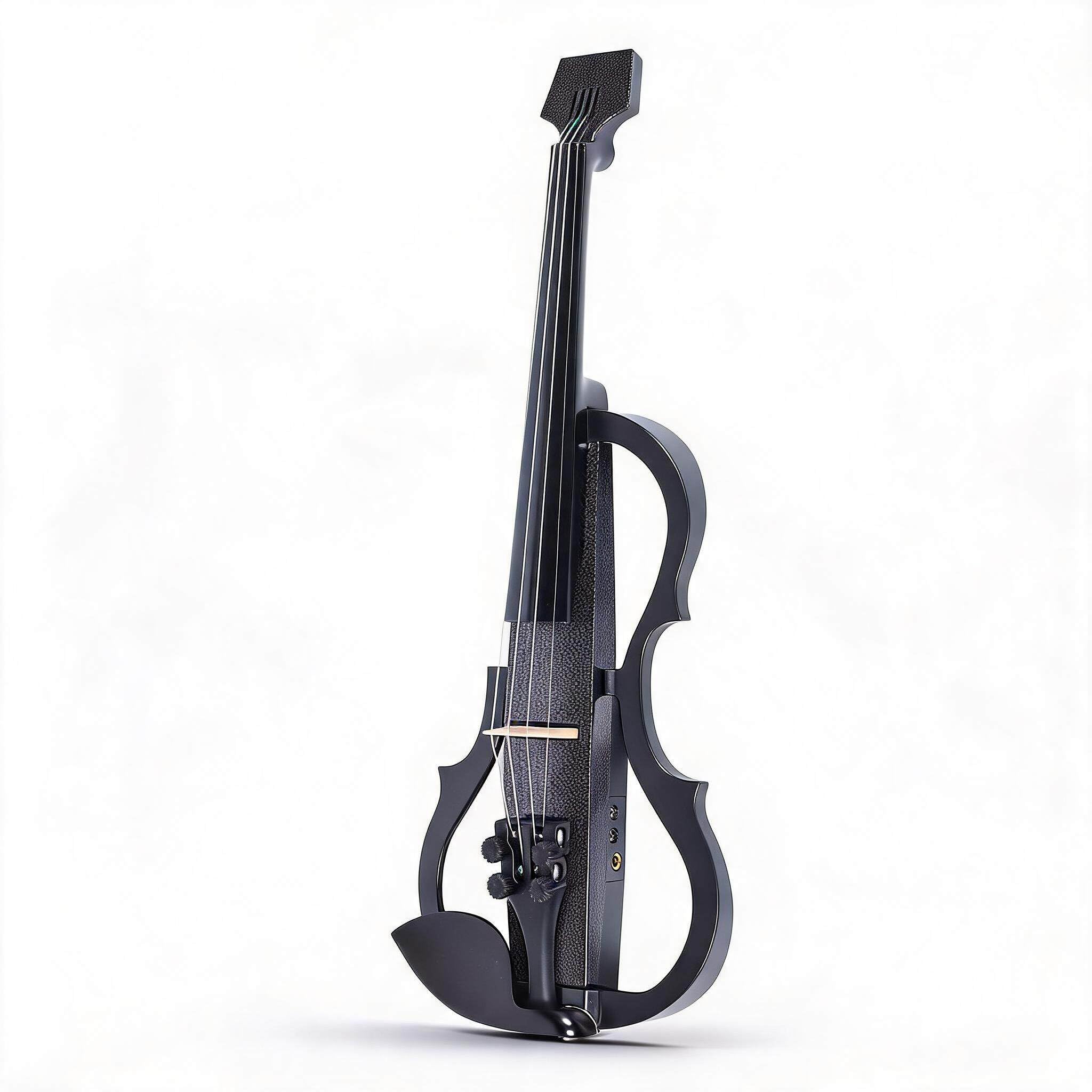 Violino Elettrico 4/4 Full Size, Violino Elettrico in Fibra di Carbonio Premium, Violino Elettrico Silenzioso Professionale in Fibra di Carbonio e Violino Elettrico in ABS con