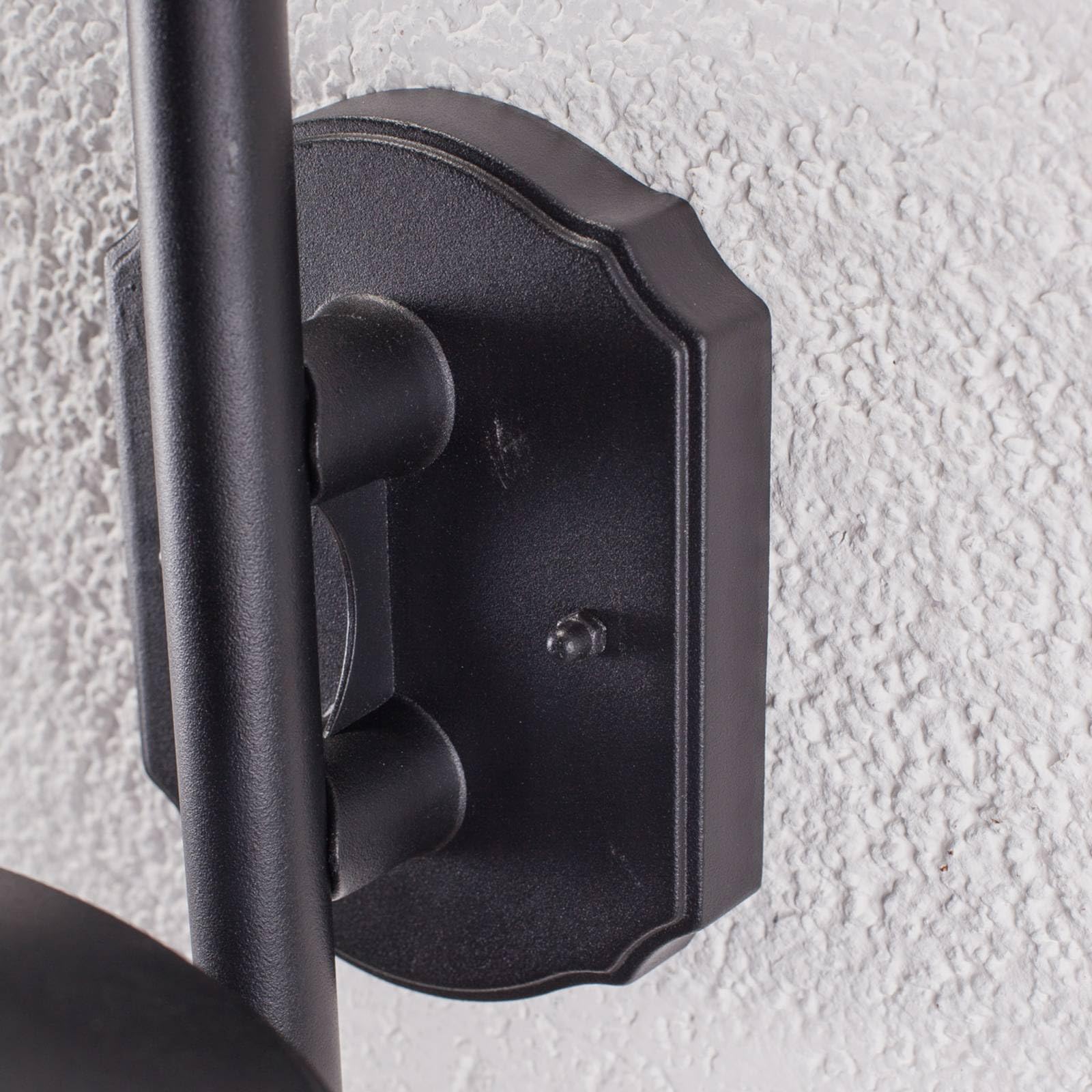 Lindby Applique extérieure Daphne à intensité variable (Moderne) en Noir Aluminium (1 lampe,à E27), pour mur extérieur/façade de maison terrasse und balcon