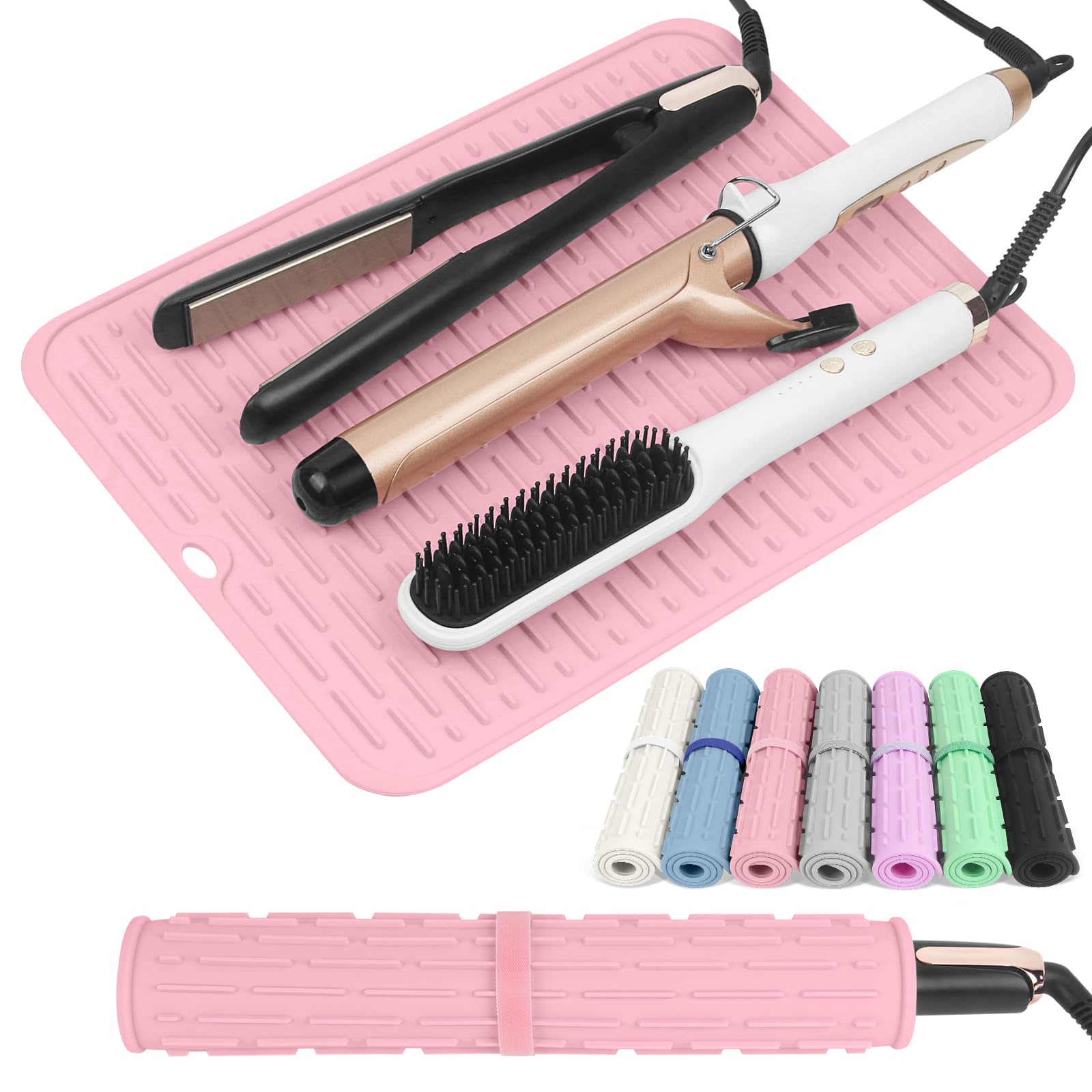 AMIJEAL Oversize Silicone Heat Resistant Mat for