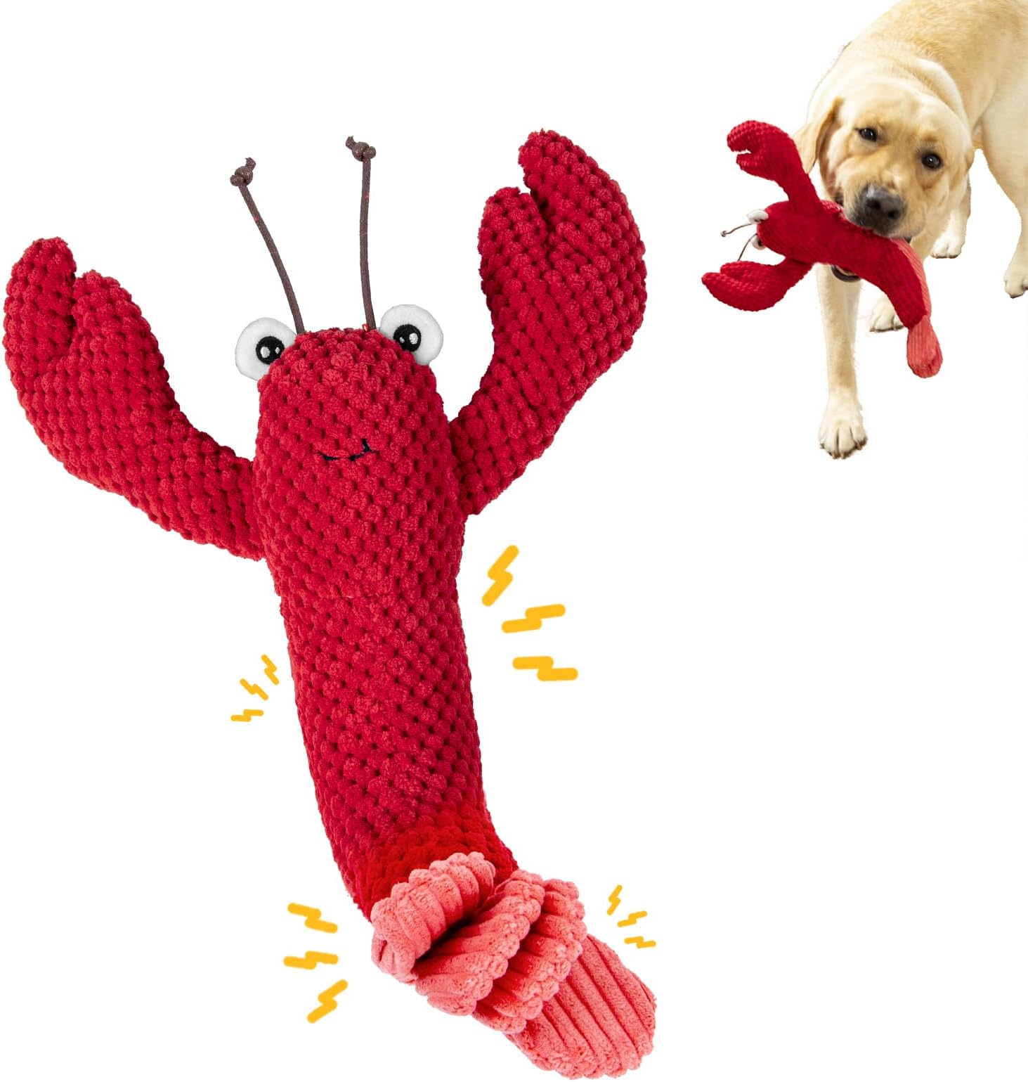 Pet Supplies NUOBESTY 2Pcs Dog Chew Toys Dolls Artificial Steak Dog