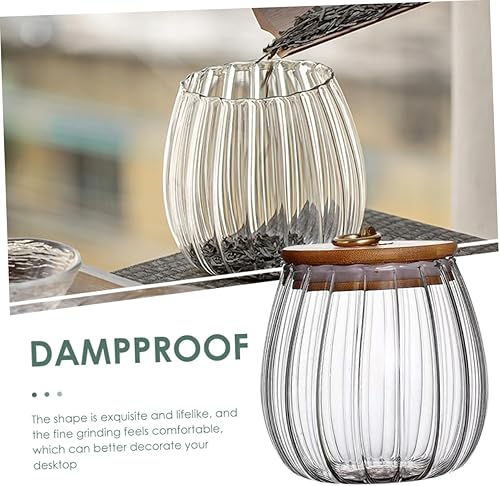 Miniatura 3 de SHOWERORO Tarros de caramelo Recipiente de vidrio con tapa Contenedores de vidrio con tapas Recipiente hermético de almacenamiento de alimentos