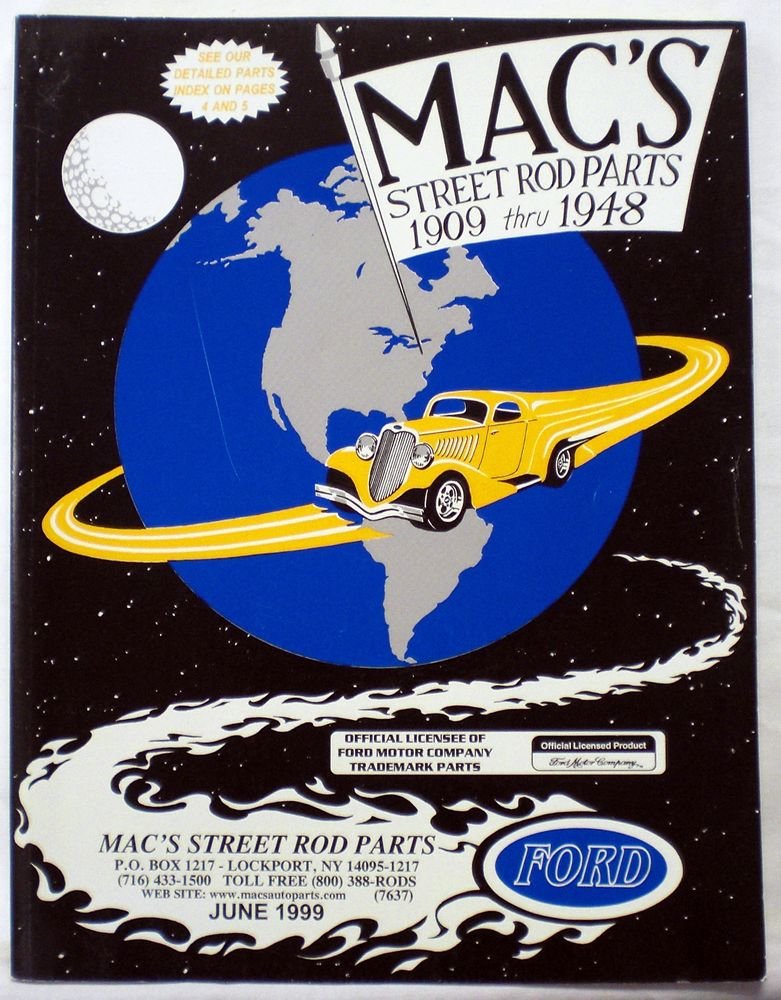 Mac's Street Rod Parts 1909 thru 1948 Parts Catalog and Price List