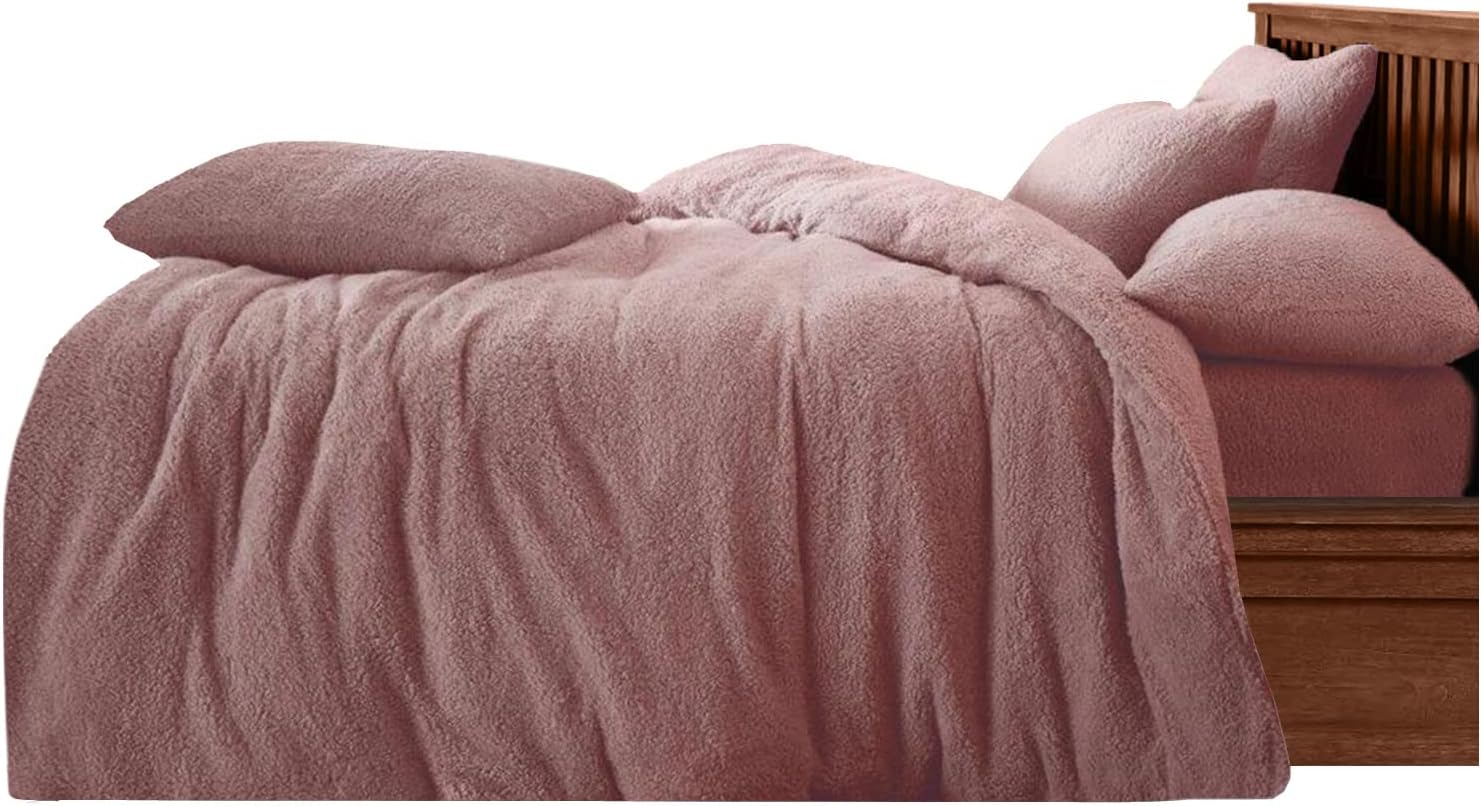 GC GAVENO CAVAILIA Teddy Duvet Covers Double Bed Set, Super Soft