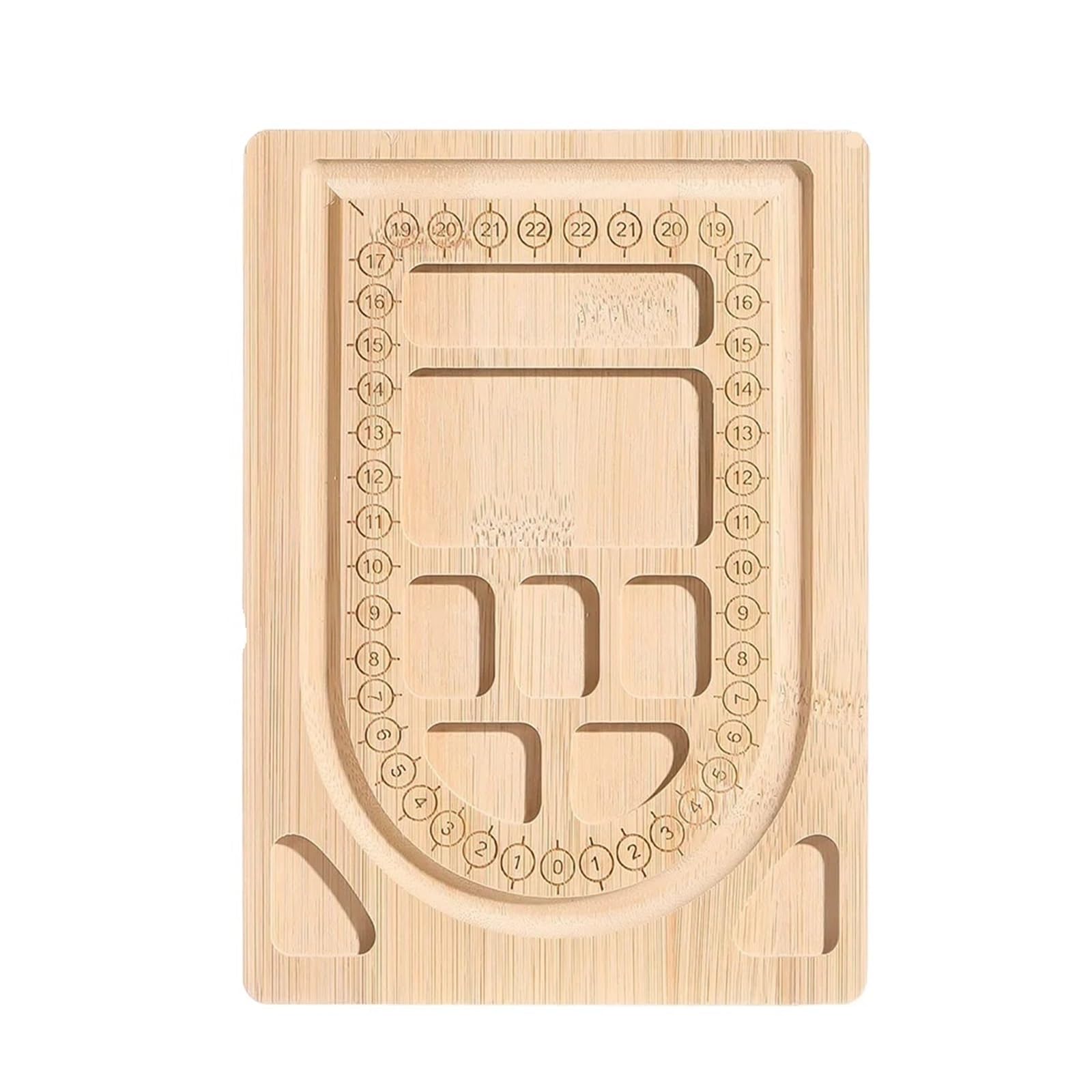 Bead Board Wooden Bead Board with Measuring Grid Jewelry Tray for DIY Bracelet Making Craft Organization Display(Color1)