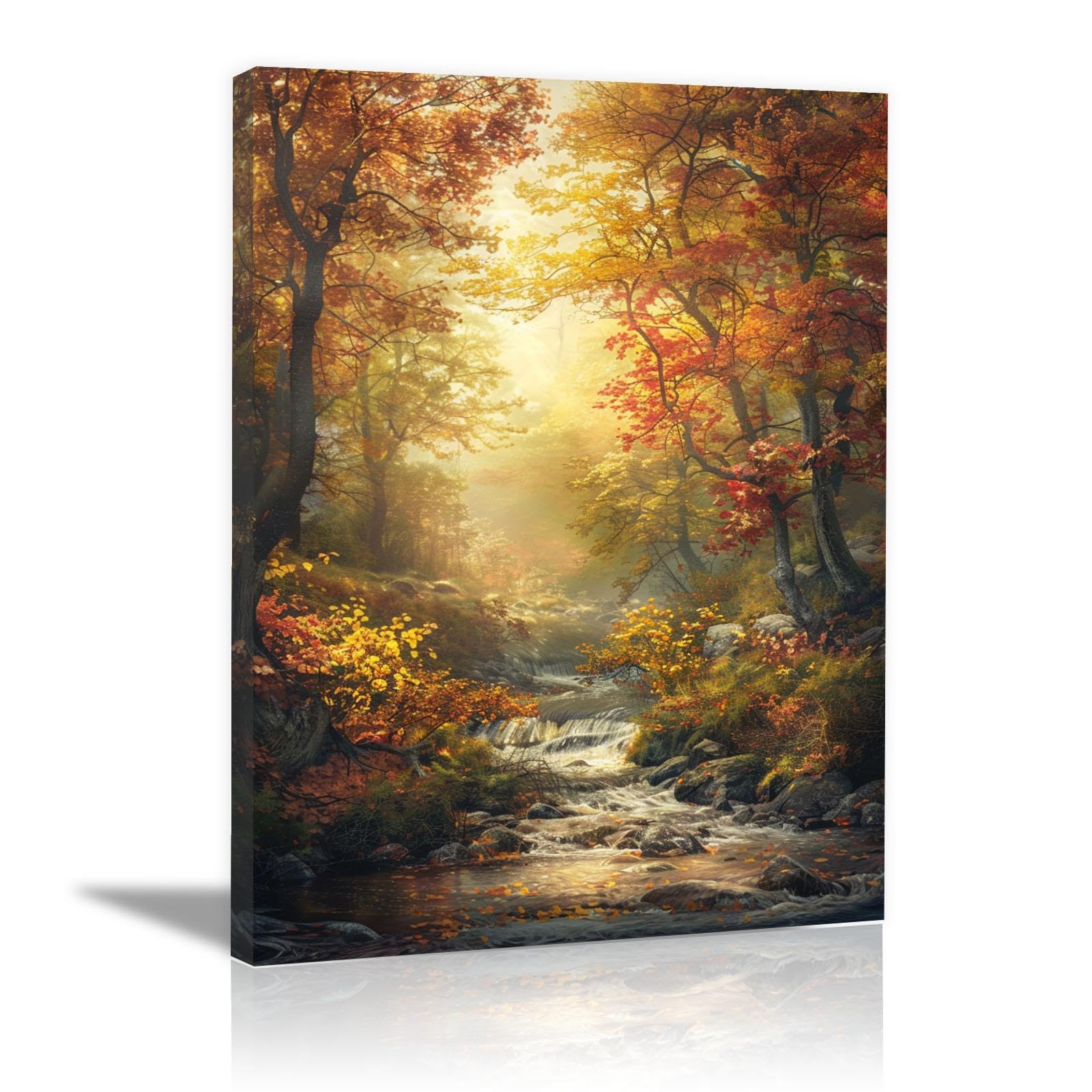 Impression sur toile paysage forestier tableau décoratif 60x80 - 8