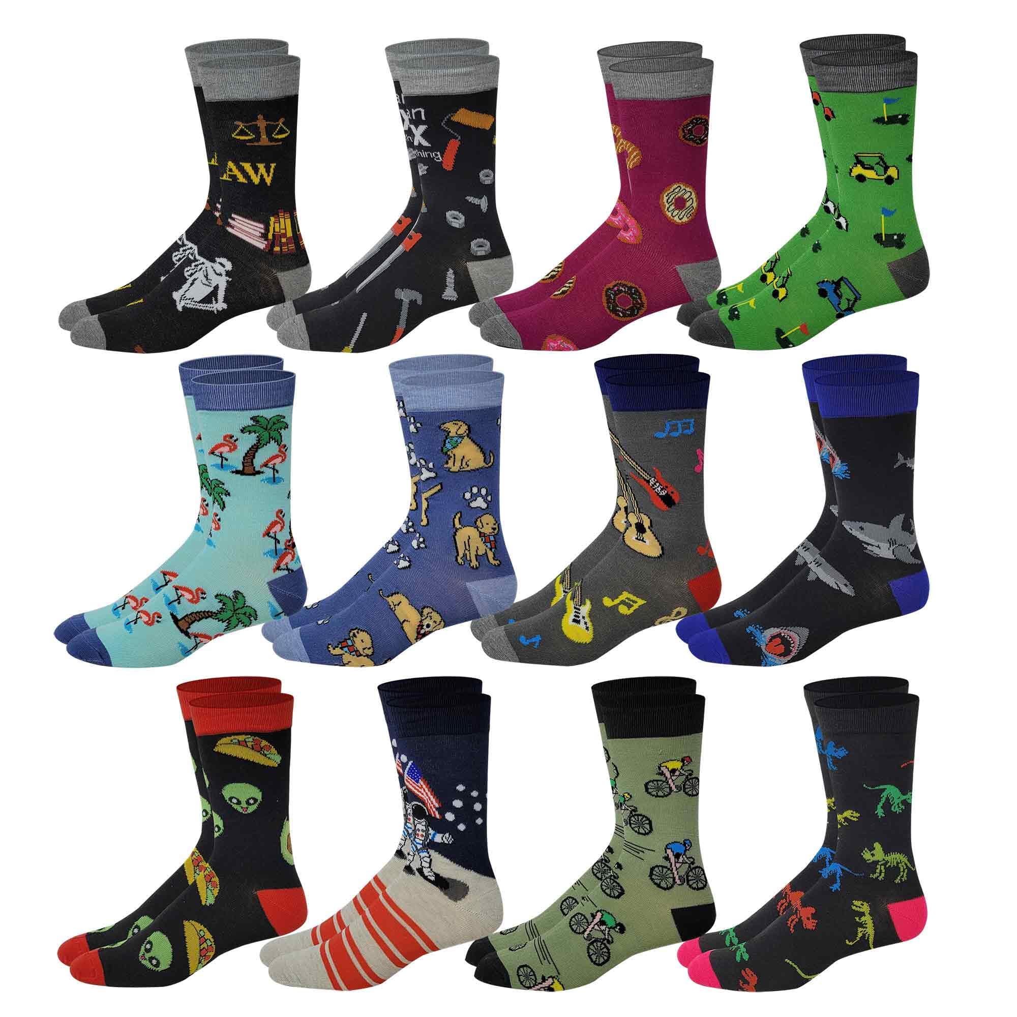 Different Touch Men Colorful Fashion Design Dress socks 10-13
