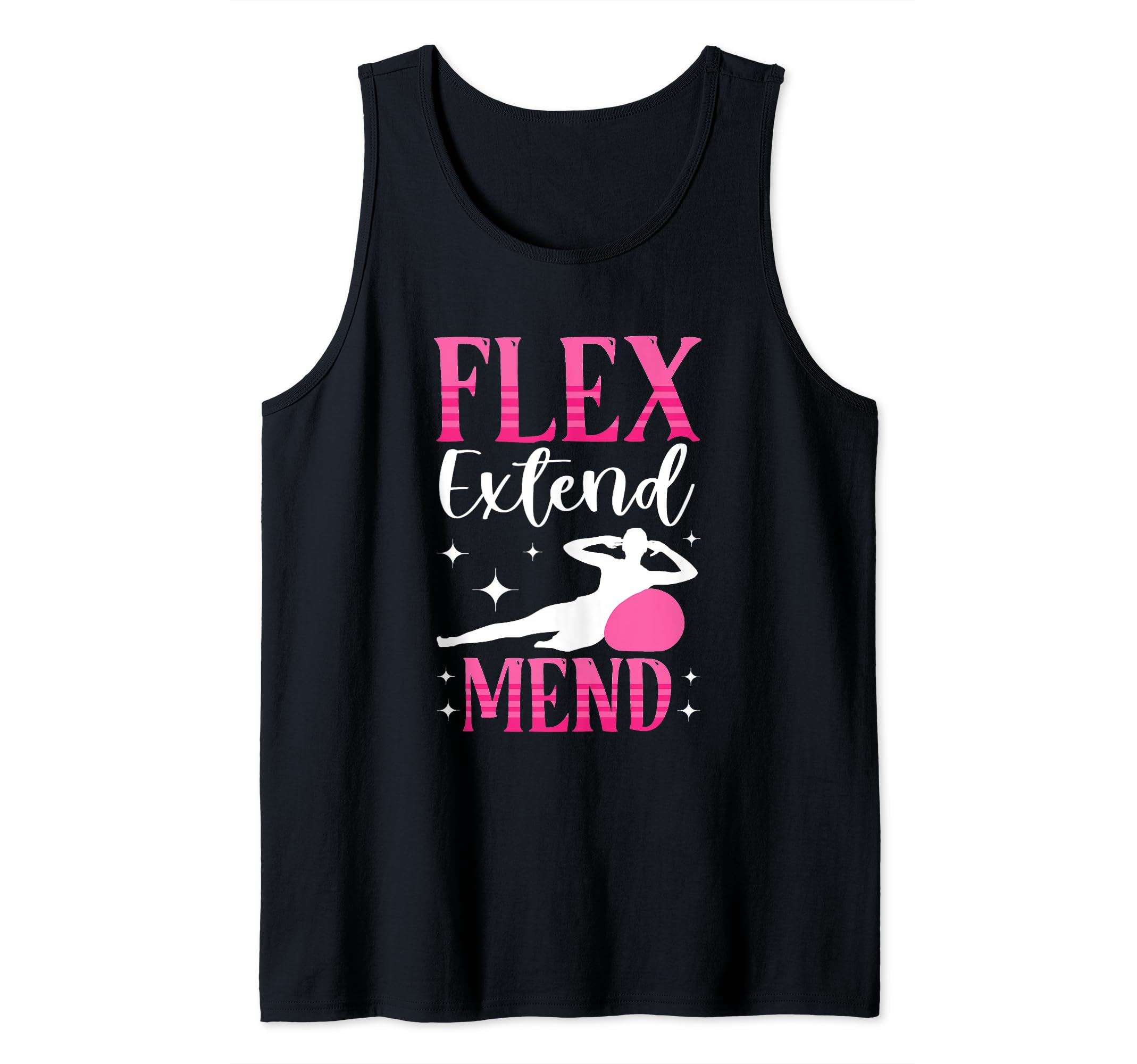 Flex Extend Mend Fitness Exercise Pilate Tank Top