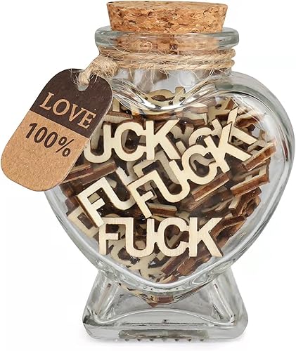 Fucks to Give Gag Gifts for Birthday Day, Holiday, Acción de Gracias, Navidad. Letra recortada de madera FUCK Bad Mood Vent Spoof regalo divertido