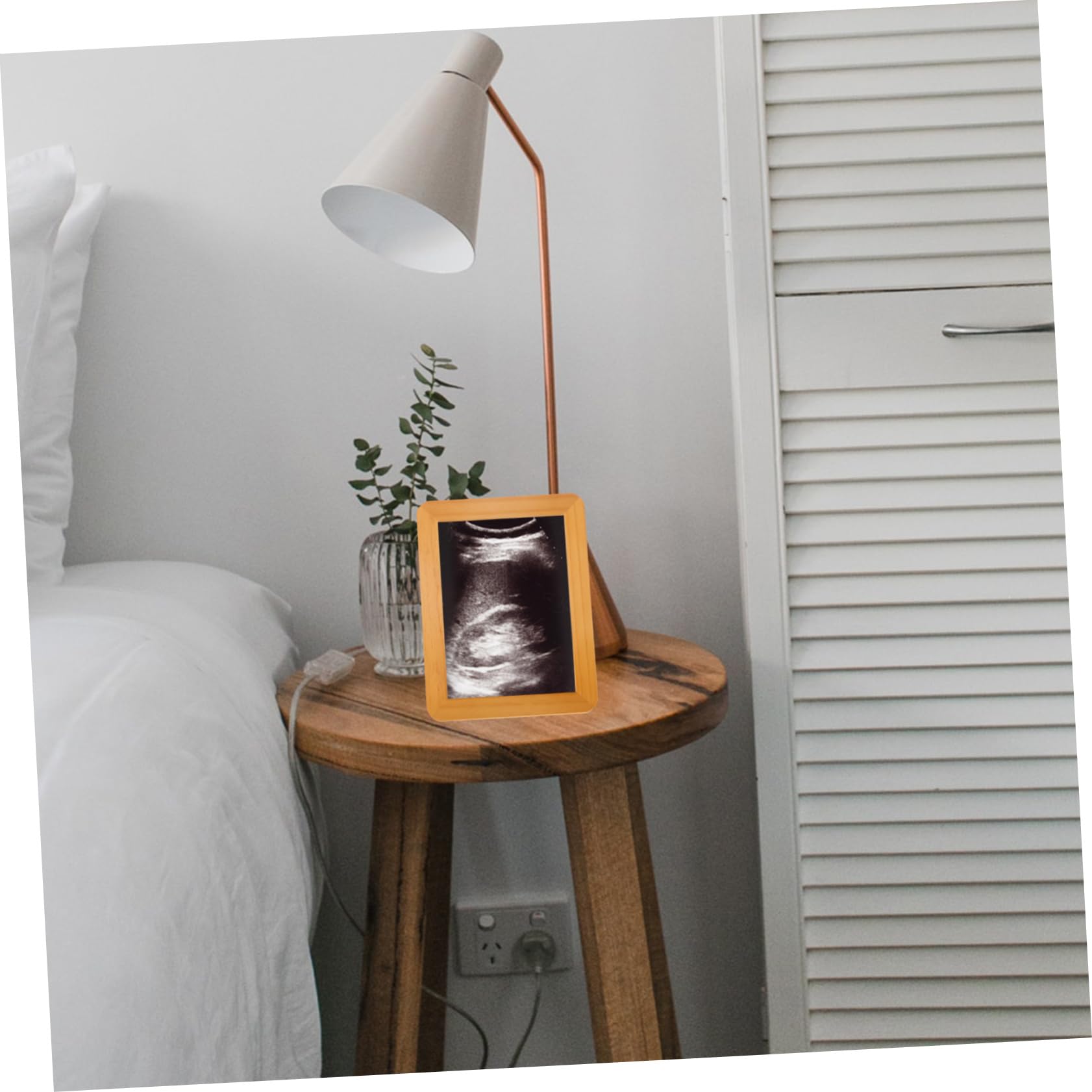 LIFKOME Cornice per Foto Sonogramma Animale in Legno, Design Classico