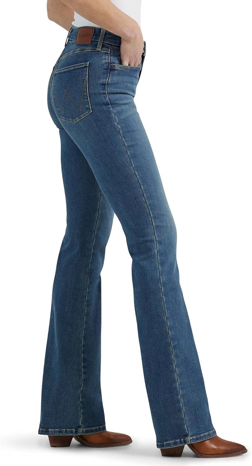 Wrangler Women's Bespoke Ada High Rise Bootcut Jeans - Image 2