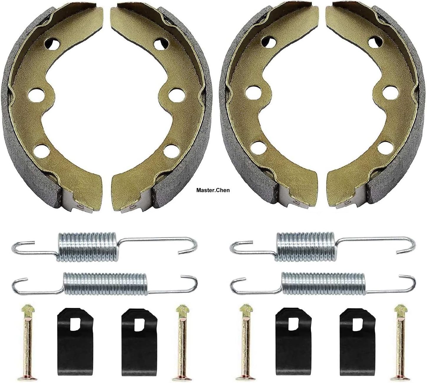 MC Brake Shoes Bendex Drum Brakes Springs Kit for Club Car DS G&E 1995 Up Precedent 1018232-01 1018163-01 - Golf Cart EZGO 1986-1995 - Yamaha G1 G2 G8 G9 1982-1992 Only (2 Short & 2 Long) MC0254