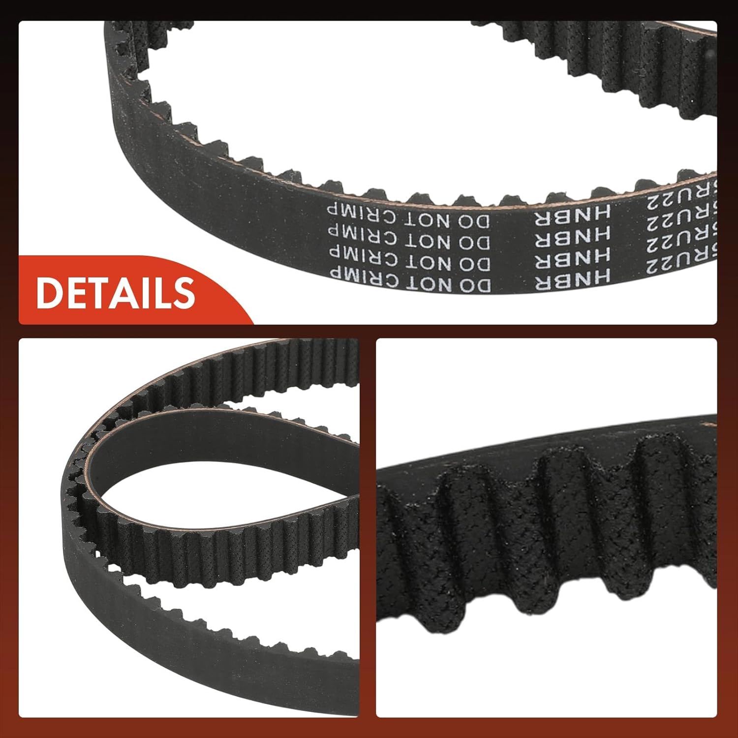 A-Premium Engine Timing Belt Compatible with Hyundai Accent 1996-1997 2001-2011 & Kia Rio/Rio5 2006-2011, 1.6L