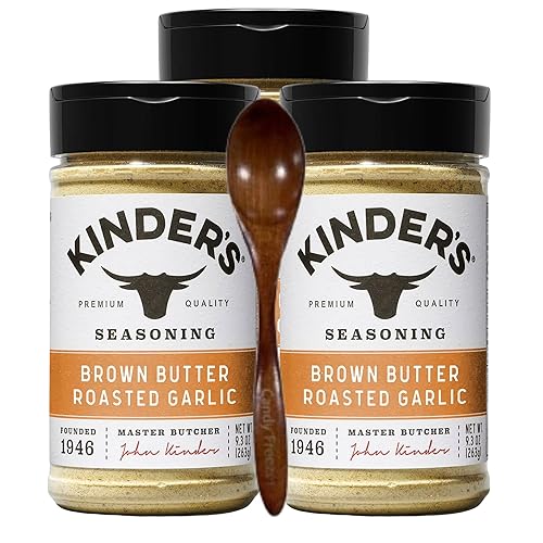Premium Quality Seasoning Brown Butter Roasted Garlic Seasoning, 6.1 oz
