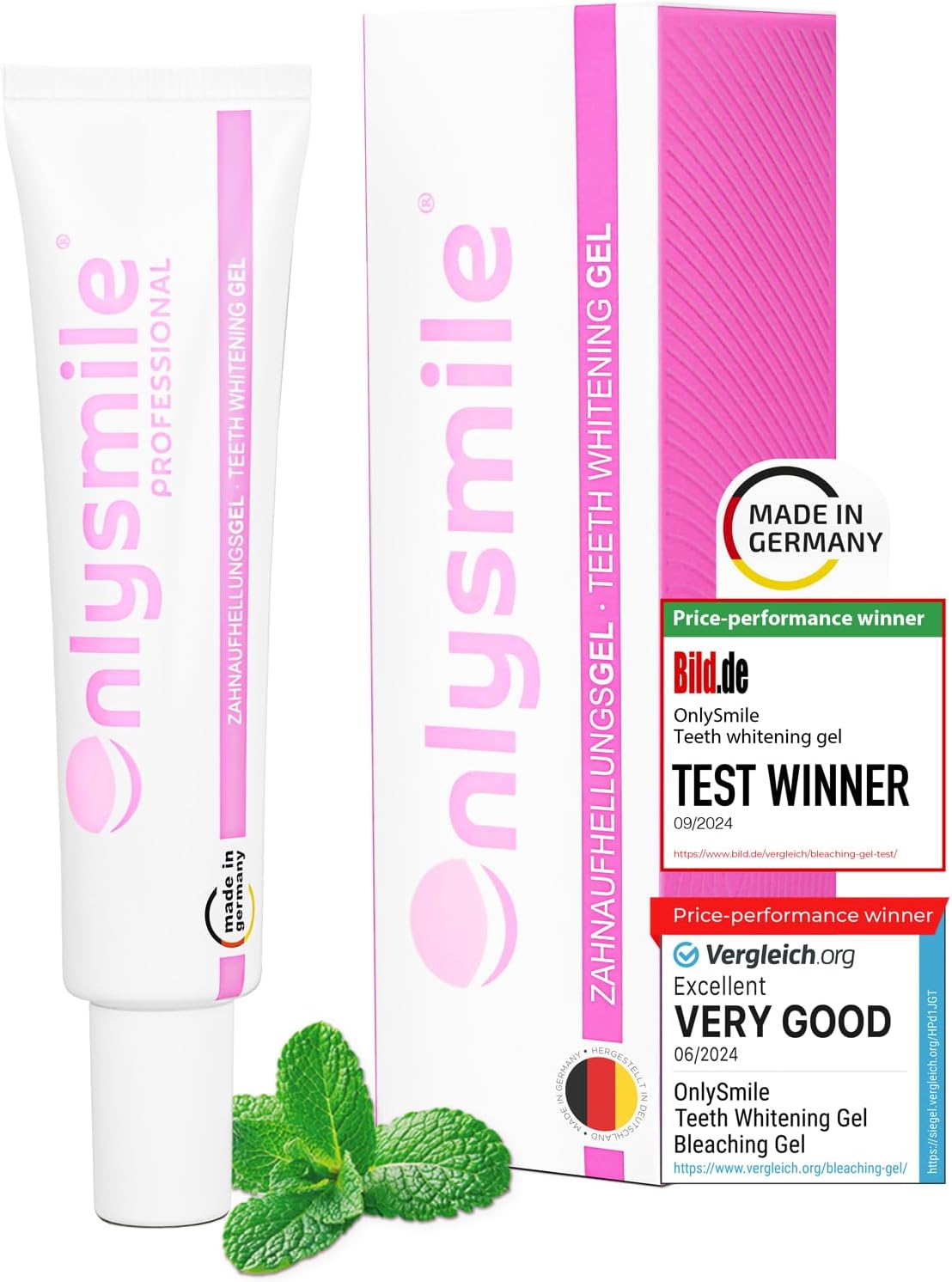 Onlysmile Teeth Whitening Gel for White Teeth Tooth Whitening and Bleaching Gel with Instant