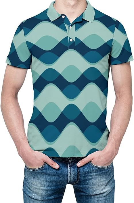 Amazon Co Jp 半袖 ポロシャツ メンズ 幾何柄 Poloシャツ トップス 夏服 Tシャツ ポロティーシャツ ユニフォーム ゴルフウェア インナーシャツ カジュアル シャツ シンプル 襟付き 通気性 吸汗速乾 快適 薄手 スポーツ プリント 大きいサイズ ビジネス オフィスシャツ S